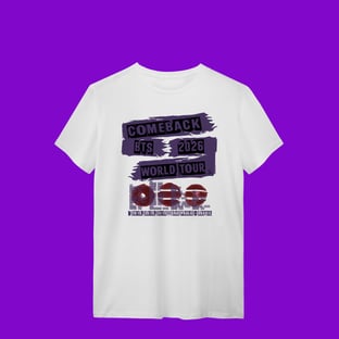 Nome do produtoBTS WORLD TOUR ARIRANG SÃO PAULO 2026 - T-Shirt