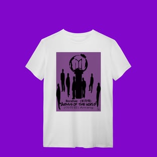 Nome do produtoBTS ARMY BOMB VER. 4 LIGHTSTICK PURPLE BORAHAE - T-Shirt