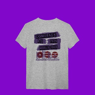 Nome do produtoBTS WORLD TOUR ARIRANG SÃO PAULO 2026 - T-Shirt