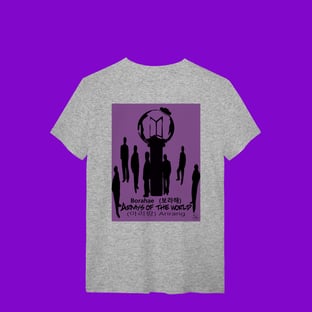 Nome do produtoBTS ARMY BOMB VER. 4 LIGHTSTICK PURPLE BORAHAE - T-Shirt
