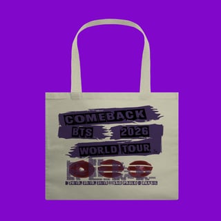 BTS WORLD TOUR ARIRANG SÃO PAULO 2026 -Ecobag