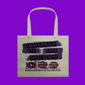 Nome do produto  BTS WORLD TOUR ARIRANG SÃO PAULO 2026 -Ecobag