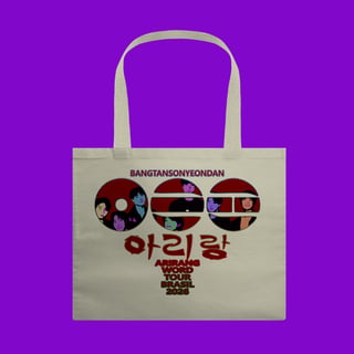BTS COMEBACK ARIRANG TOUR BRASIL 2026 - Ecobag