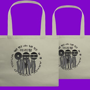 Nome do produtoBTS ARMY WORLD TOUR ARIRANG - Ecobag