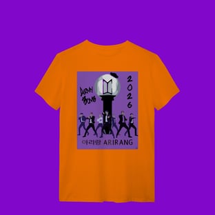 Nome do produtoBTS ARMY BOMB VER. 4 LIGHTSTICK PURPLE ARIRANG - T-Shirt