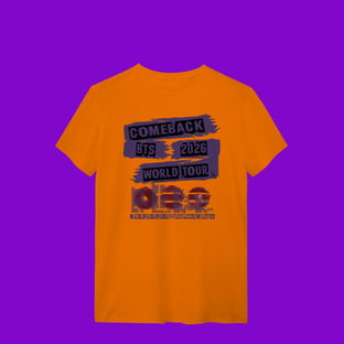 Nome do produtoBTS WORLD TOUR ARIRANG SÃO PAULO 2026 - T-Shirt