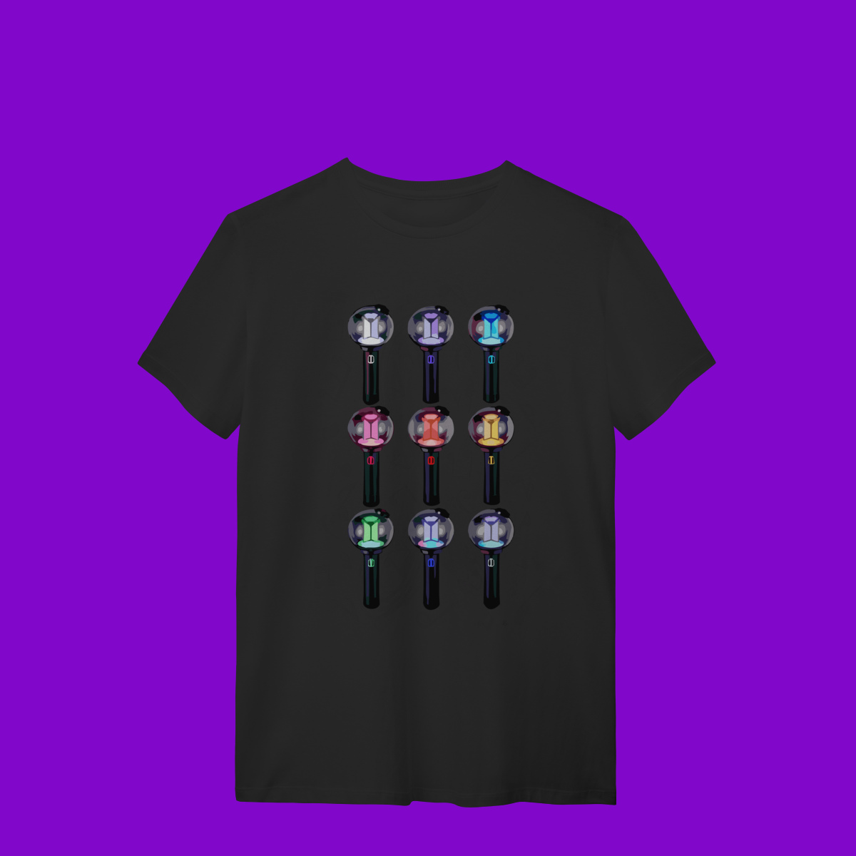Nome do produto: BTS ARMY BOMB VER. 4 LIGHTSTICK ALL COLORS - T-Shirt