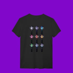 Nome do produto  BTS ARMY BOMB VER. 4 LIGHTSTICK ALL COLORS - T-Shirt
