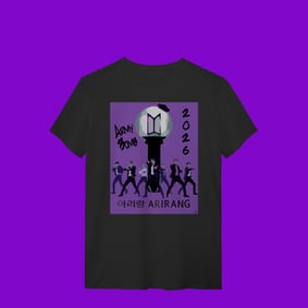 Nome do produto  BTS ARMY BOMB VER. 4 LIGHTSTICK PURPLE ARIRANG - T-Shirt