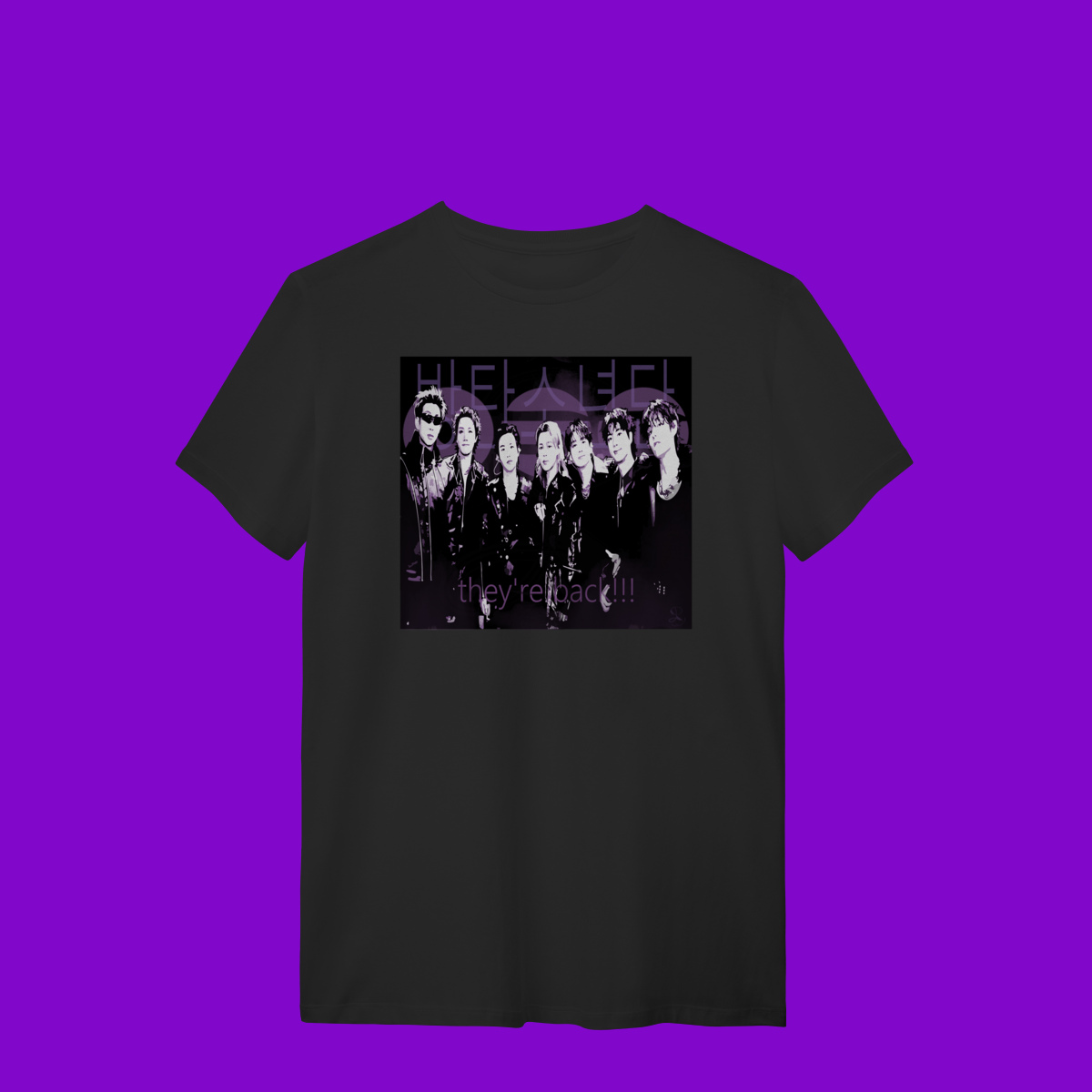 Nome do produto: BTS THEY\'RE BACK - T-Shirt