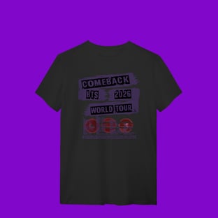Nome do produtoBTS WORLD TOUR ARIRANG SÃO PAULO 2026 - T-Shirt
