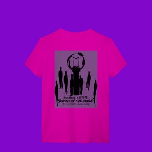 Nome do produtoBTS ARMY BOMB VER. 4 LIGHTSTICK PURPLE BORAHAE - T-Shirt
