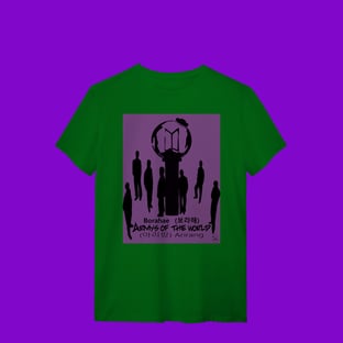 Nome do produtoBTS ARMY BOMB VER. 4 LIGHTSTICK PURPLE BORAHAE - T-Shirt