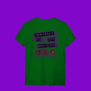 Nome do produtoBTS WORLD TOUR ARIRANG SÃO PAULO 2026 - T-Shirt