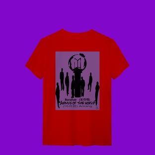 Nome do produtoBTS ARMY BOMB VER. 4 LIGHTSTICK PURPLE BORAHAE - T-Shirt