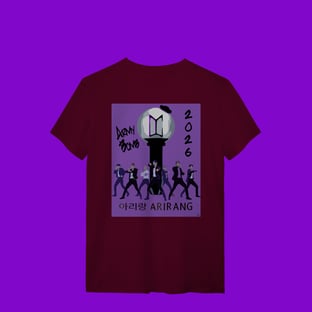 Nome do produtoBTS ARMY BOMB VER. 4 LIGHTSTICK PURPLE ARIRANG - T-Shirt