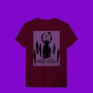 Nome do produtoBTS ARMY BOMB VER. 4 LIGHTSTICK PURPLE BORAHAE - T-Shirt