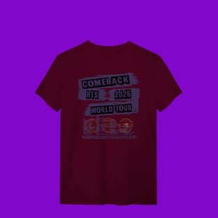 Nome do produtoBTS WORLD TOUR ARIRANG SÃO PAULO 2026 - T-Shirt