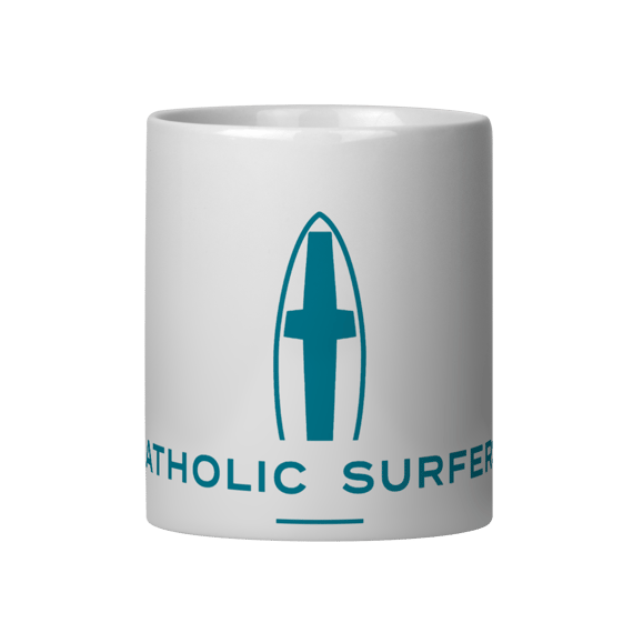 Caneca cerâmica Catholic Surfers