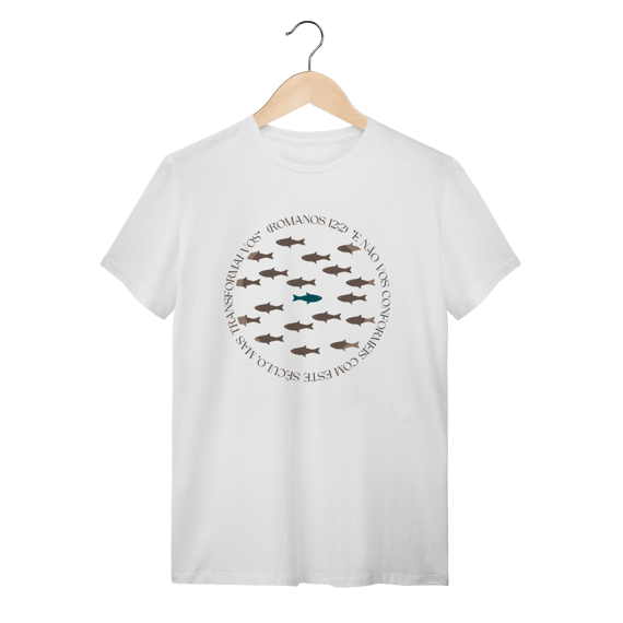 Camiseta Romanos 12 - Não Vós Conformeis