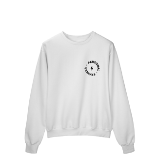 Moletom Fechado Personal Trainer Branco
