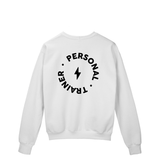 Nome do produtoMoletom Fechado Personal Trainer Branco