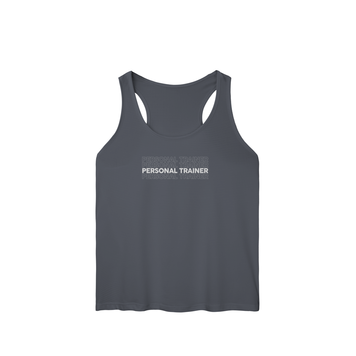 Nome do produto: Regata Personal Trainer Feminina Dryfit UV