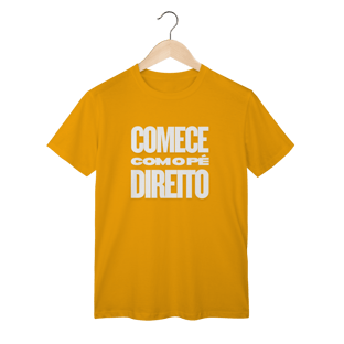 Nome do produtoCamisa MASC Comece com o Pé Direito | Um Patriota