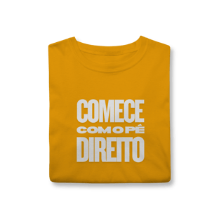 Nome do produtoCamisa MASC Comece com o Pé Direito | Um Patriota