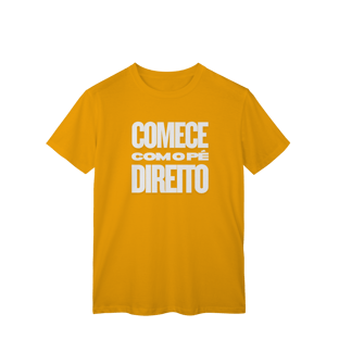 Nome do produtoCamisa MASC Comece com o Pé Direito | Um Patriota