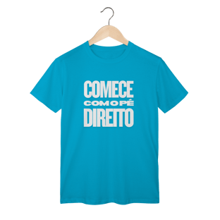 Nome do produtoCamisa MASC Comece com o Pé Direito | Um Patriota
