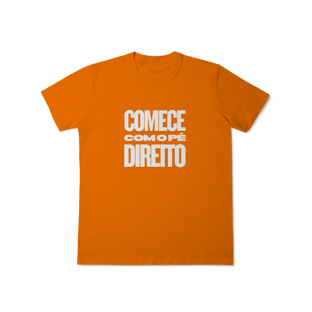 Nome do produtoCamisa MASC Comece com o Pé Direito | Um Patriota