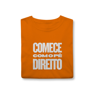 Nome do produtoCamisa MASC Comece com o Pé Direito | Um Patriota