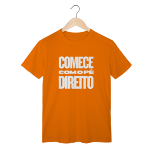 Nome do produtoCamisa MASC Comece com o Pé Direito | Um Patriota