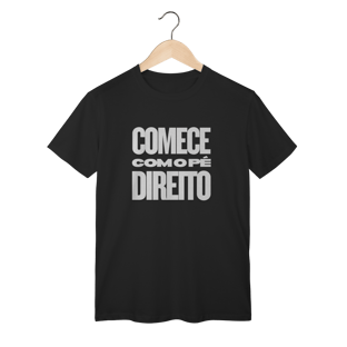Nome do produtoCamisa MASC Comece com o Pé Direito | Um Patriota