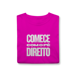 Nome do produtoCamisa MASC Comece com o Pé Direito | Um Patriota