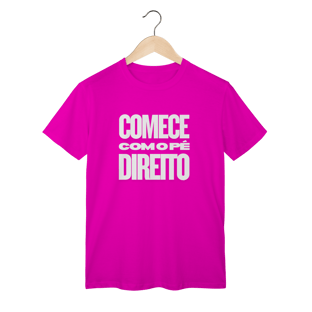 Nome do produtoCamisa MASC Comece com o Pé Direito | Um Patriota