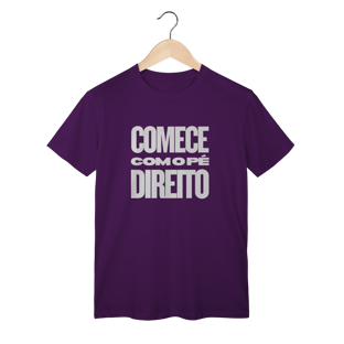 Nome do produtoCamisa MASC Comece com o Pé Direito | Um Patriota