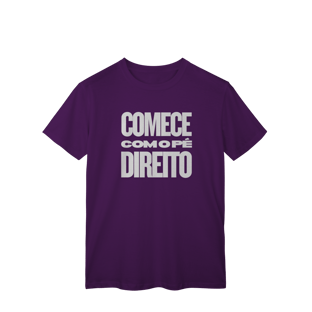 Nome do produtoCamisa MASC Comece com o Pé Direito | Um Patriota
