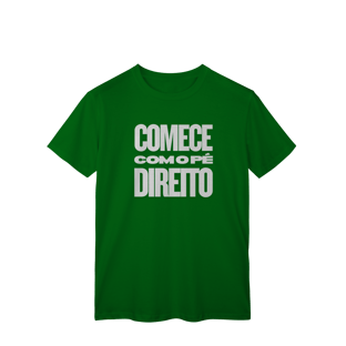 Nome do produtoCamisa MASC Comece com o Pé Direito | Um Patriota