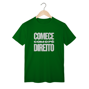 Nome do produtoCamisa MASC Comece com o Pé Direito | Um Patriota