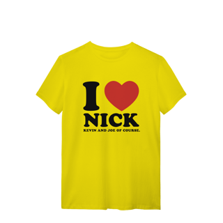 Nome do produto CAMISA - I LOVE NICK | JONAS BROTHERS
