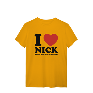 Nome do produto CAMISA - I LOVE NICK | JONAS BROTHERS