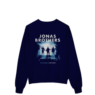Nome do produto MOLETOM - FIVE ALBUMS | JONAS BROTHERS
