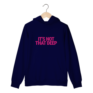 Nome do produto Moletom Canguru | It's Not That Deep - Demi Lovato