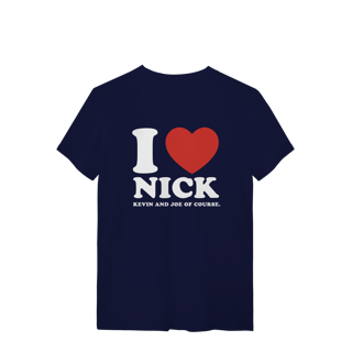 Nome do produto CAMISA - I LOVE NICK | JONAS BROTHERS