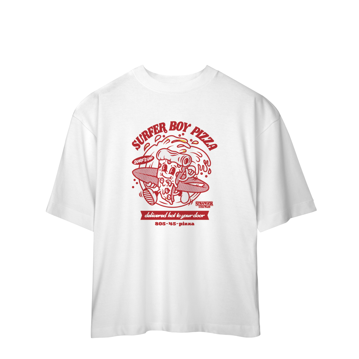 CAMISA OVERSIZED - PIZZA | STRANGER THINGS