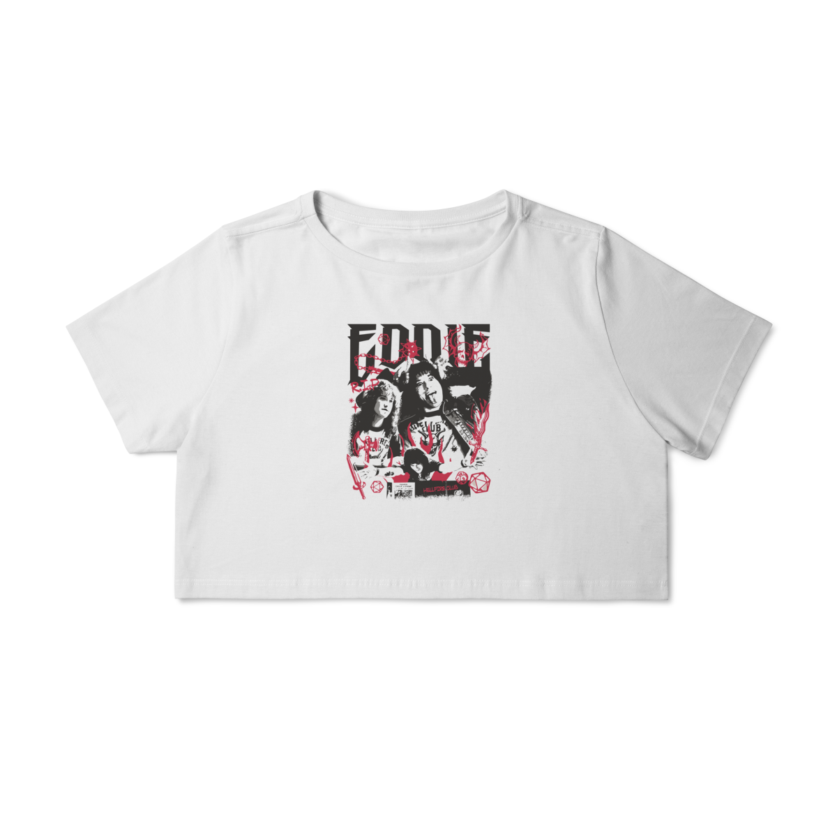 Nome do produto: CROPPED - EDDIE | STRANGER THINGS