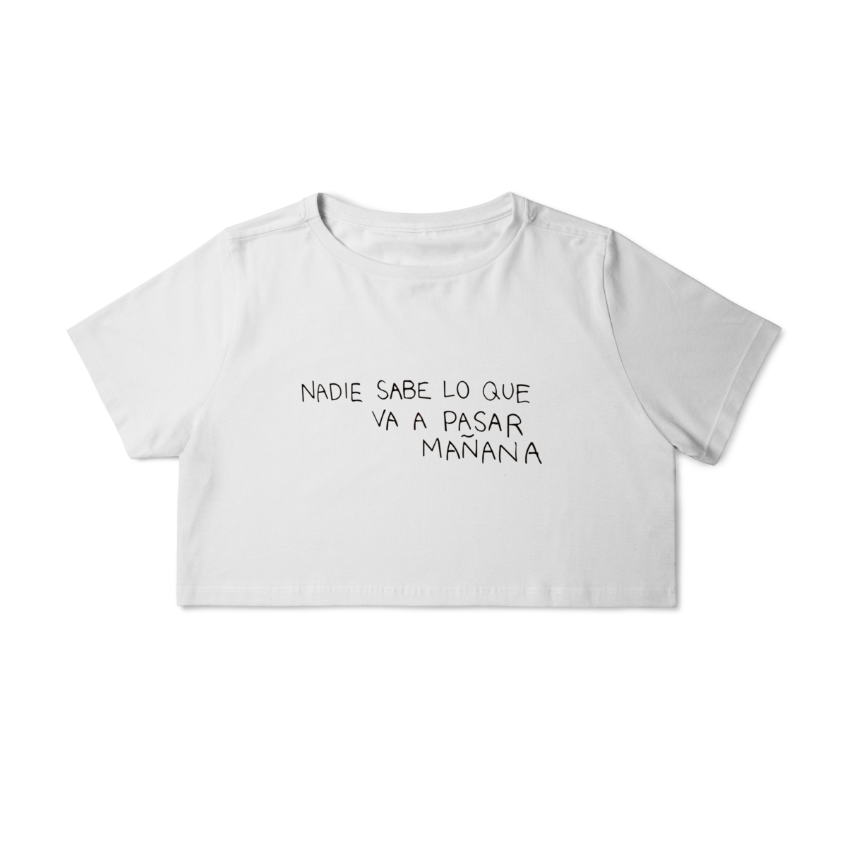 Nome do produto: CROPPED - NADIE SABE | BAD BUNNY
