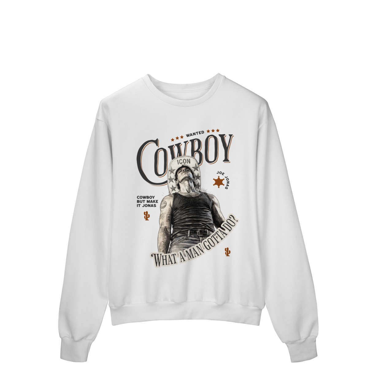 Nome do produto: MOLETOM - COWBOY JOE | JONAS BROTHERS